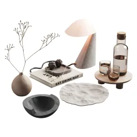 Decorative japandi accessories kit